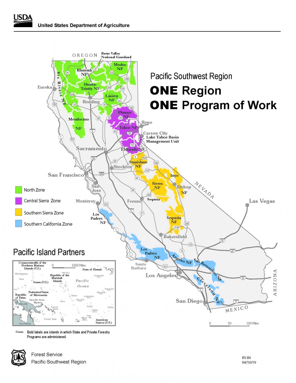 USFS R5 Zone Map - IECF